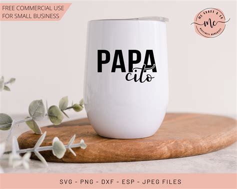 Papacito Svg Papa Svg Spanglish Svg Ay Papi Padre Ay Etsy