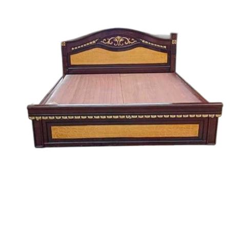 Queen Size Teak Wooden Polished Cot Bed Without Storage At Rs 17000 In