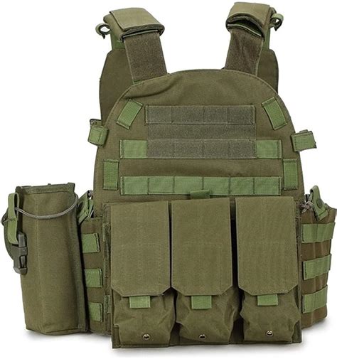 HXSZWJJ Camuflaje Molle Chaleco Modular De Nylon Chalecos De Combate