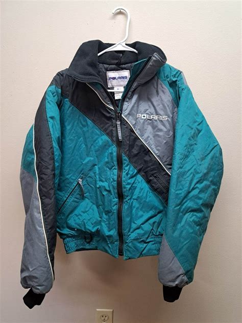 Vintage Polaris Snowmobile Jacket Mens Medium Gem