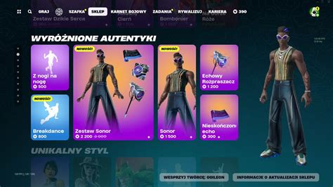 Sklep Fortnite Nowy Skin Sonor Superbohaterki Bagienna