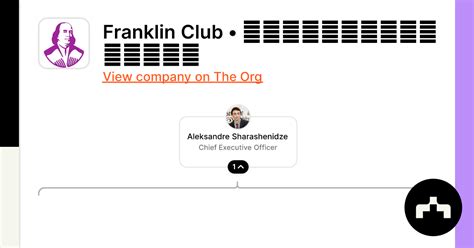 Franklin Club • ფრანკლინის კლუბი | The Org