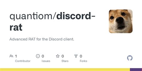 GitHub - quantiom/discord-rat: Advanced RAT for the Discord client.