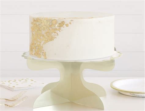 Gold Foil Cake Stand Party Splendour