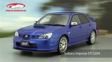 Ck Modelcars Video Subaru Impreza Sti S204 Baujahr 2006 Ottomobile