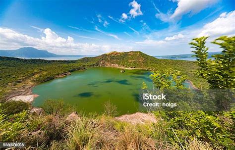 Vulcan Point Island And Crater Lake In Batangas Philippines Stock Photo ...