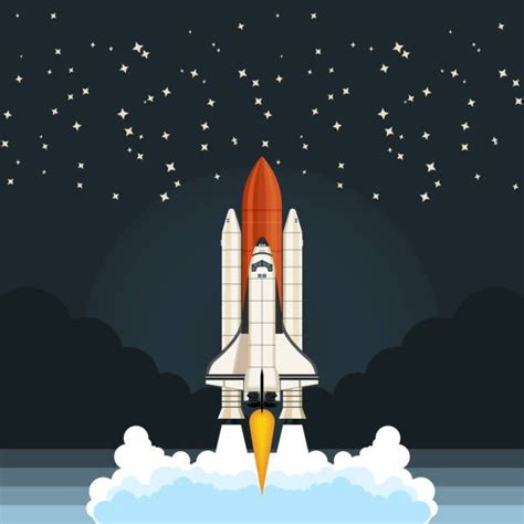 26,500+ Space Shuttle Illustrations, Royalty-Free Vector Graphics ...