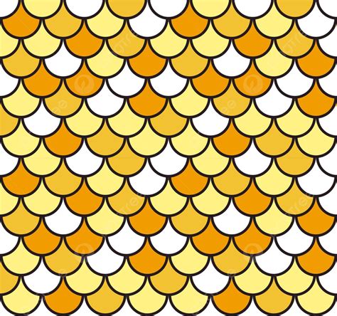 Seamless Fish Scale Pattern Vector Illustration Geometric Textured