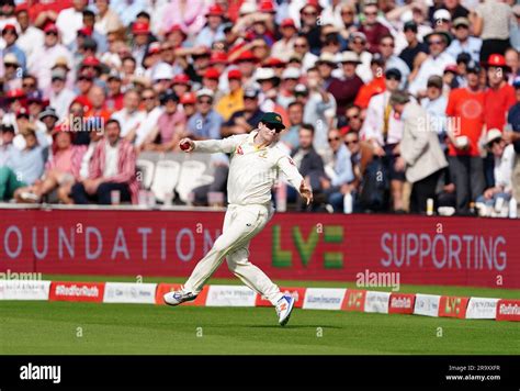 Australias Steve Smith Catches Out Englands Ollie Pope Off The