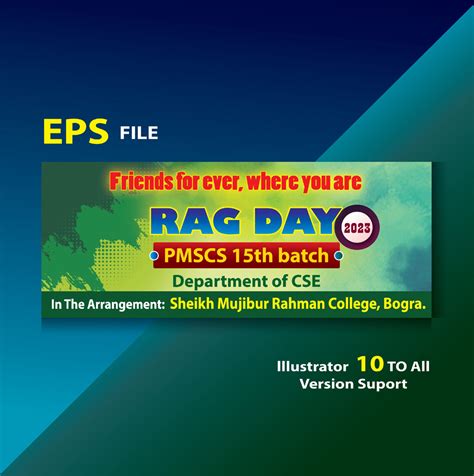 Golamgraphic Rag Day Banner Design