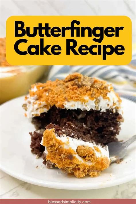 Butterfinger Cake Recipe