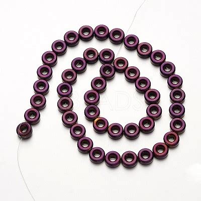 Electroplate Non Magnetic Synthetic Hematite Beads Strands Lbeads