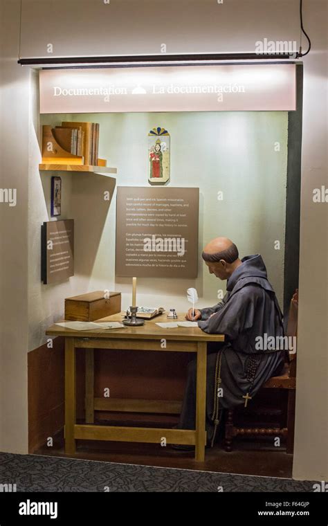 Tumacacori, Arizona - A display in the museum at Tumacácori National Historical Park shows a ...