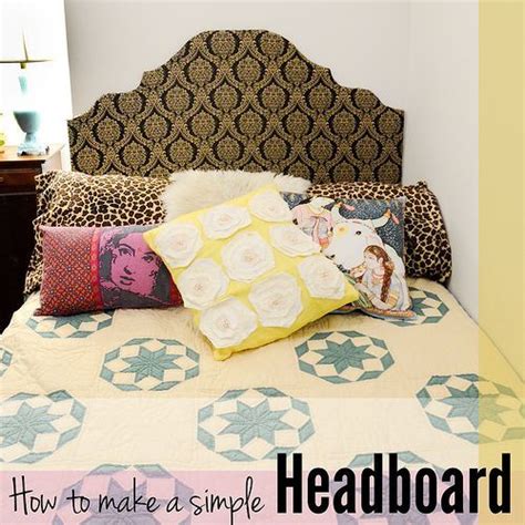 Diy Cardboard Headboard Simple Headboard Dorm Diy Cardboard Headboard