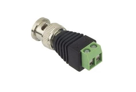 Conector Bnc Macho Borne Cftv Cameras Dvr Armazém da Elétrica