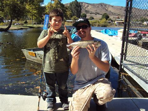 Santee Lakes Fishing: 660 Anglers at the Weekend Trout Opener | Santee ...