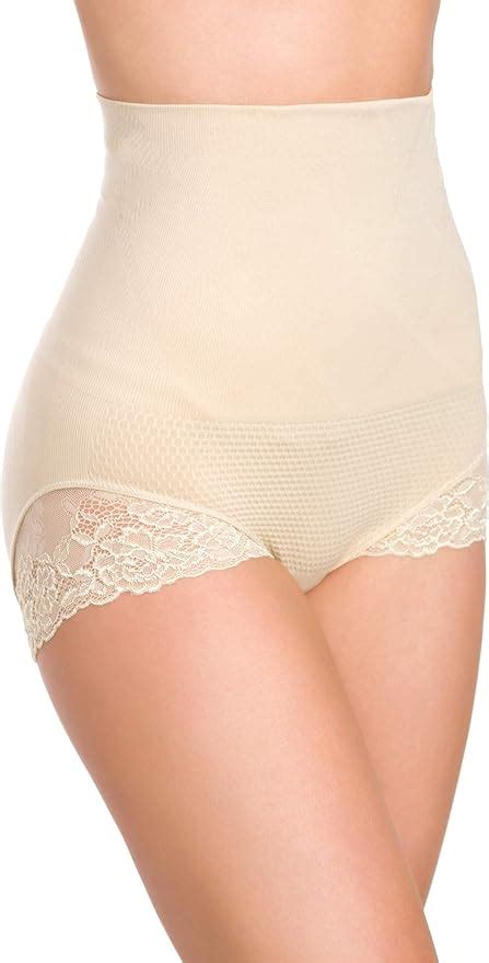 Futuro Fashion Womens Body Shaping Underwear Slimming Panties With Lace