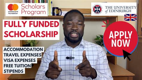 Mastercard Foundation Scholarship University Of Edinburgh Apply Now