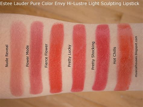 Estee Lauder Pure Color Envy Hi-Lustre Light Sculpting Lipstick Swatches and First Impressions ...