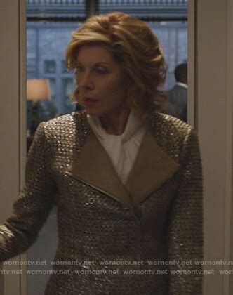 Diane Lockhart Outfits & Fashion on The Good Fight | Christine Baranski ...