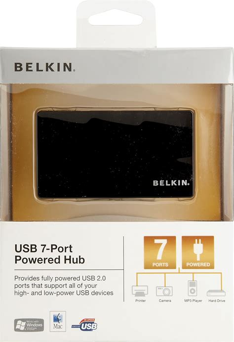 Belkin Hi Speed Usb Port Mobile Hub F U Blk Buy Belkin Hi