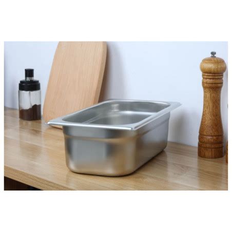 Bac Gastro GN 1 3 Inox Profondeur 100 Mm 3 7 L Dynasteel