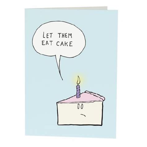 Let Them Eat Cake Birthday Card Open Me Happy Birthday Ecard