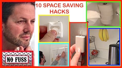 Ten Clever Space Saving Hacks Home Organizing No Fuss Youtube