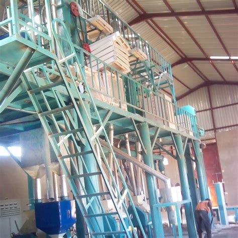 Maize Flour Milling Mill Corn Grits Grinder Processing Plant China