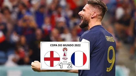 Gols de França x Inglaterra pelas quartas de final da Copa do Mundo