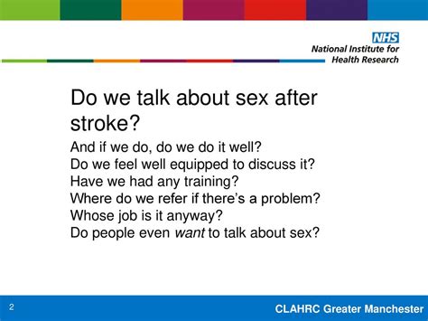 Sex After Stroke What Do We Need To Know Ppt Download