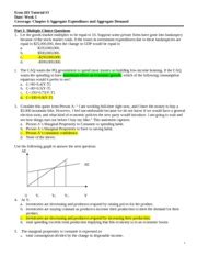 203 Tutorial 3 Econ 203 Tutorial 3 Date Week 5 Coverage Chapter 6