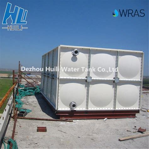 Wras Approved Reinforced Modular Grp Frp Water Storage Tank Fiberglass Large Rain Water Tank