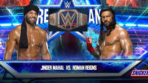 WWE 2K23 Jinder Mahal Vs Roman Reigns DG Gaming YouTube