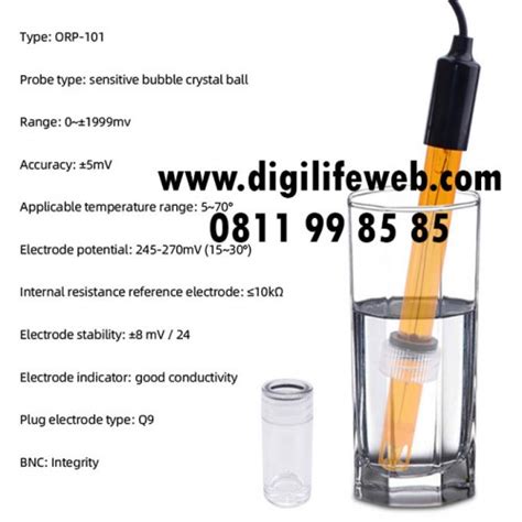 Orp Meter Electrode With Bnc Connector