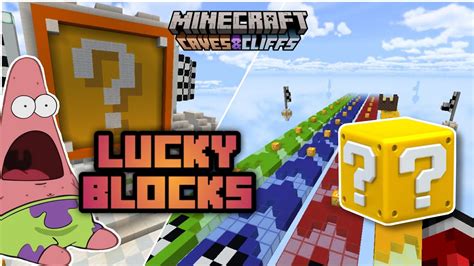 Mapa De Carrera De LUCKY BLOCKS Para Minecraft Pe 1 17 Lucky Blocks 1