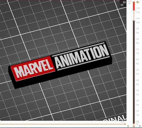 STL file MARVEL ANIMATION LOGO DISPLAY BY AM-MEDIA.BIZ 🦸 ・Model to ...