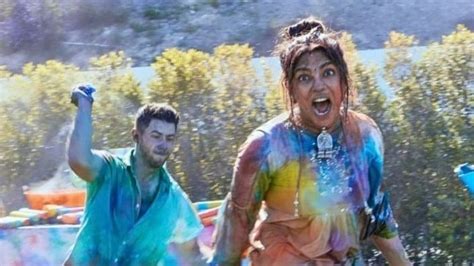 Priyanka Chopra Nick Jonas Take Holi Celebrations Very Seriously