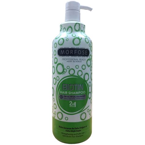 Morfose Biotin Hair Shampoo 1000ml Salon Asst