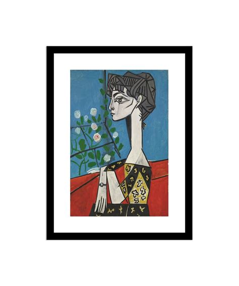 Pablo Picasso Spanish Artist Jacqueline With Flowers 1954 Etsy