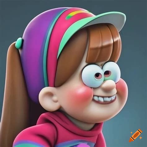 Portrait Of Mabel Pines In High Resolution On Craiyon