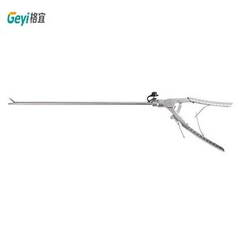 Laparoscopic Gun Shaped Needle Holder Forceps Reusable Self Righting