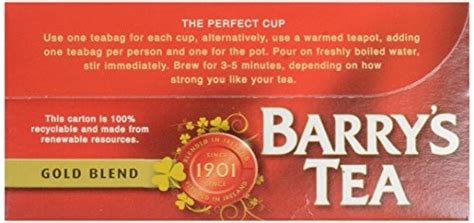 Barry S Tea Gold Blend Tea Bags