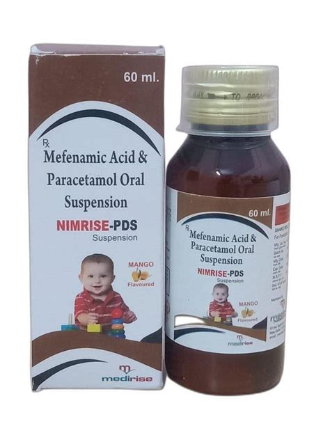 Nimrise Pds Mefenamic Acid With Paracetamol Suspension At Rs In Agra