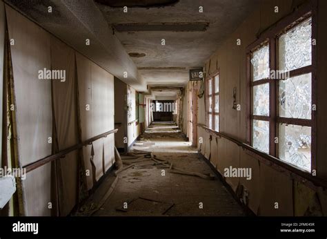 Abandoned Insane Asylum Hallway