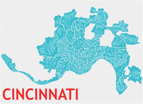 Cincinnati Map – Razblint