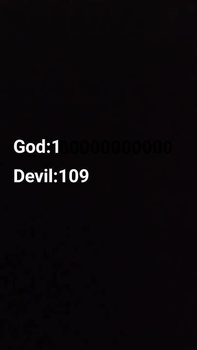 If You Approve Of God Say God Power If You Approve Of Devil Say Devil