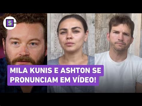 Ashton Kutcher E Mila Kunis Se Retratam Ap S Apoio A Masterson