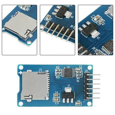 1pc Micro Sd Storage Board Mciro Sd Tf Card Memory Shield Module Spi For Arduino Ebay