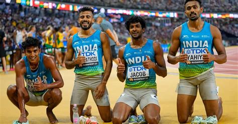 Meet Indian Mens 4x400m Relay Team Who Made India Proud At World